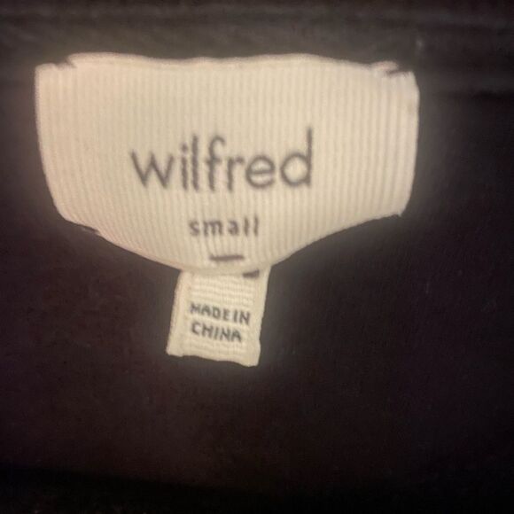 Wilfred Midnight Black Open-Front Cardigan - Picture 2 of 4